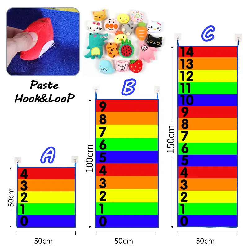 Children Sensory Integration Training Touch High Carpet Game Bounce Trainer Indoor Outdoor Kids Toys Height Ruler Promote Growth 6