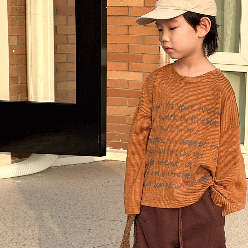 

Толстовки с капюшоном для мальчиков, свитшоты, хлопковые топы, верхняя одежда 2024, Очаровательная детская спортивная одежда с длинными рукавами на весну и осень