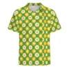 Summer Shirt Beach Retro 60s Floral Blouses Flower Power Print Novelty Casual Shirts Mens Short Sleeve Fashion Plus Size Clothes 3