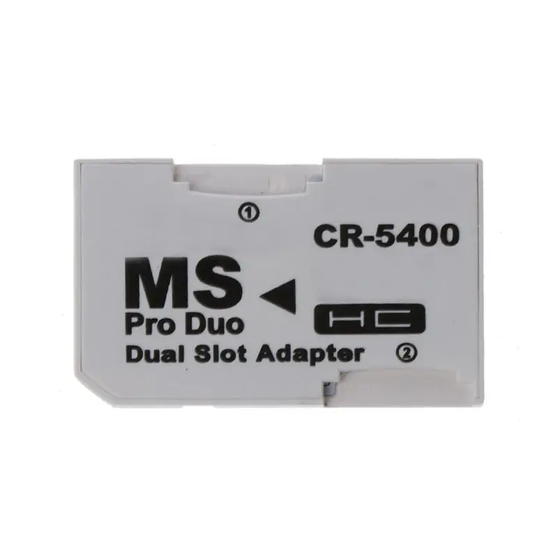Micro Sd Tf A Memory Stick Ms Pro Per Duo Per Psp 1000/2000 / 3000 Card Dual 2 Slot Adapter Converter Cr-5400 Cr5400