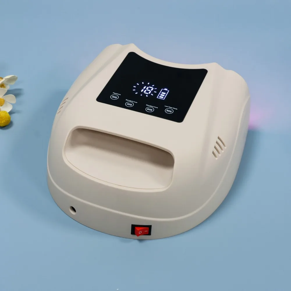 전문가용 메탈 패드 무선 네일 램프, 충전식 UV LED 램프, 네일 건조기