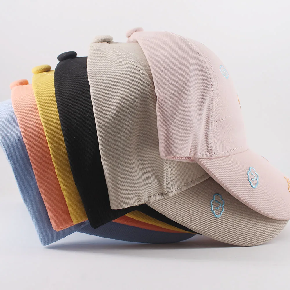 New Fashion Summer Kids Baseball Caps Sunshade Children Outdoor Sport Girls Cartoon Hats Casual Brand Adjustable Soft Boys Hat 6