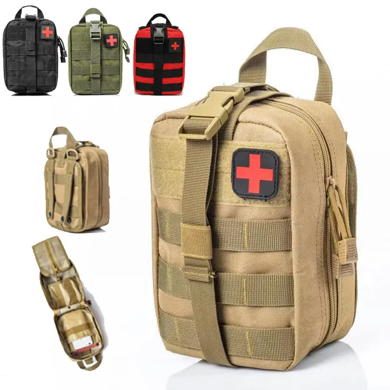 Kit D'Urgence EDC Militaire - Sac De Ceinture Molle Médical Et Téléphone, Sacoches Tactiques Nylon