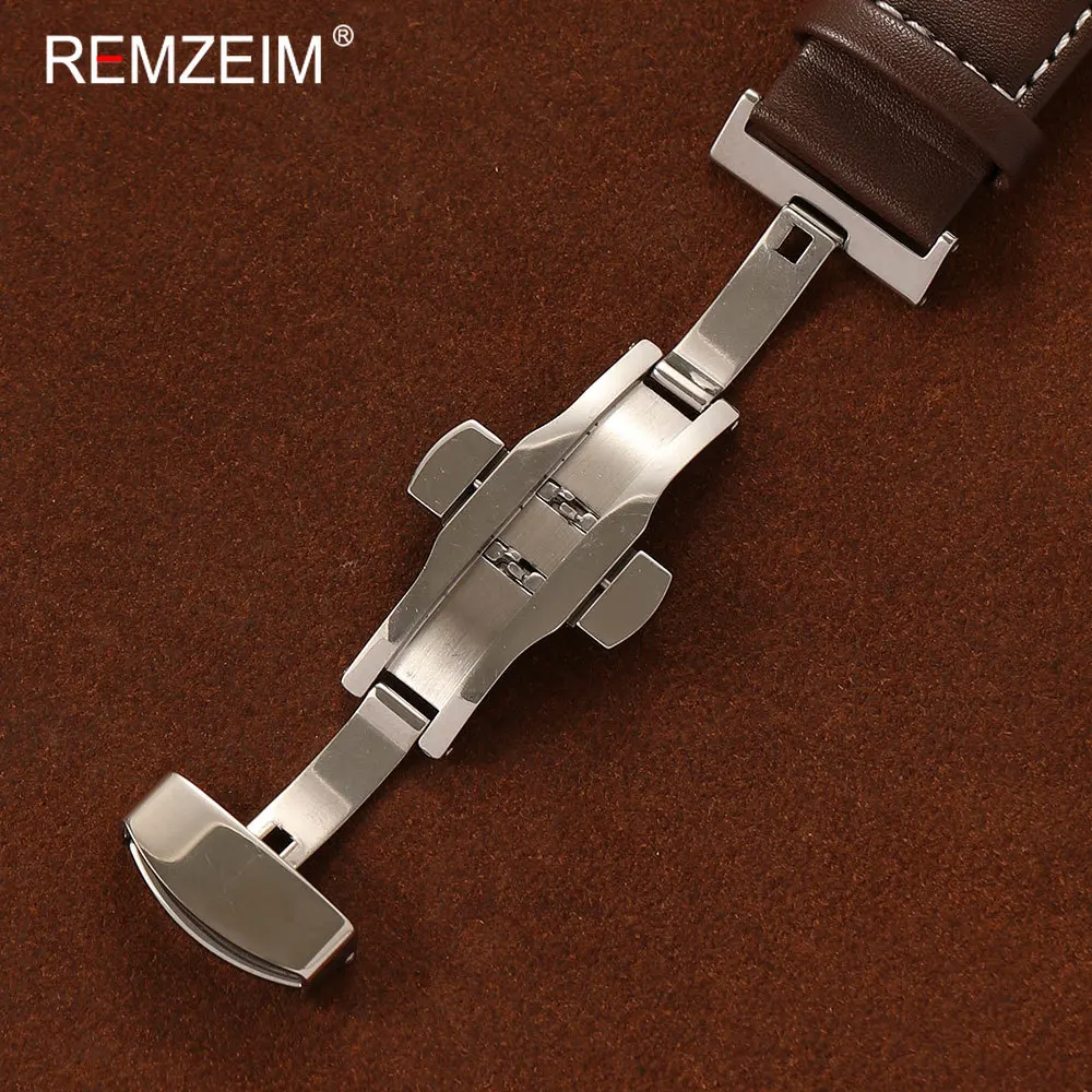 Men's Watch Strap with Butterfly Buckle - Comfortable & Durable for Everyday Wear