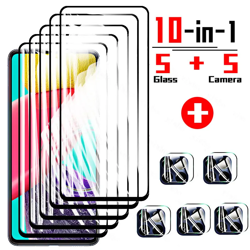 

Tempered Glass for Samsung Galaxy M53 5G Screen Protectors on M33 M32 M23 M22 M13 5g M12 M51 41 M31s M21s Camera Lens Glass Film
