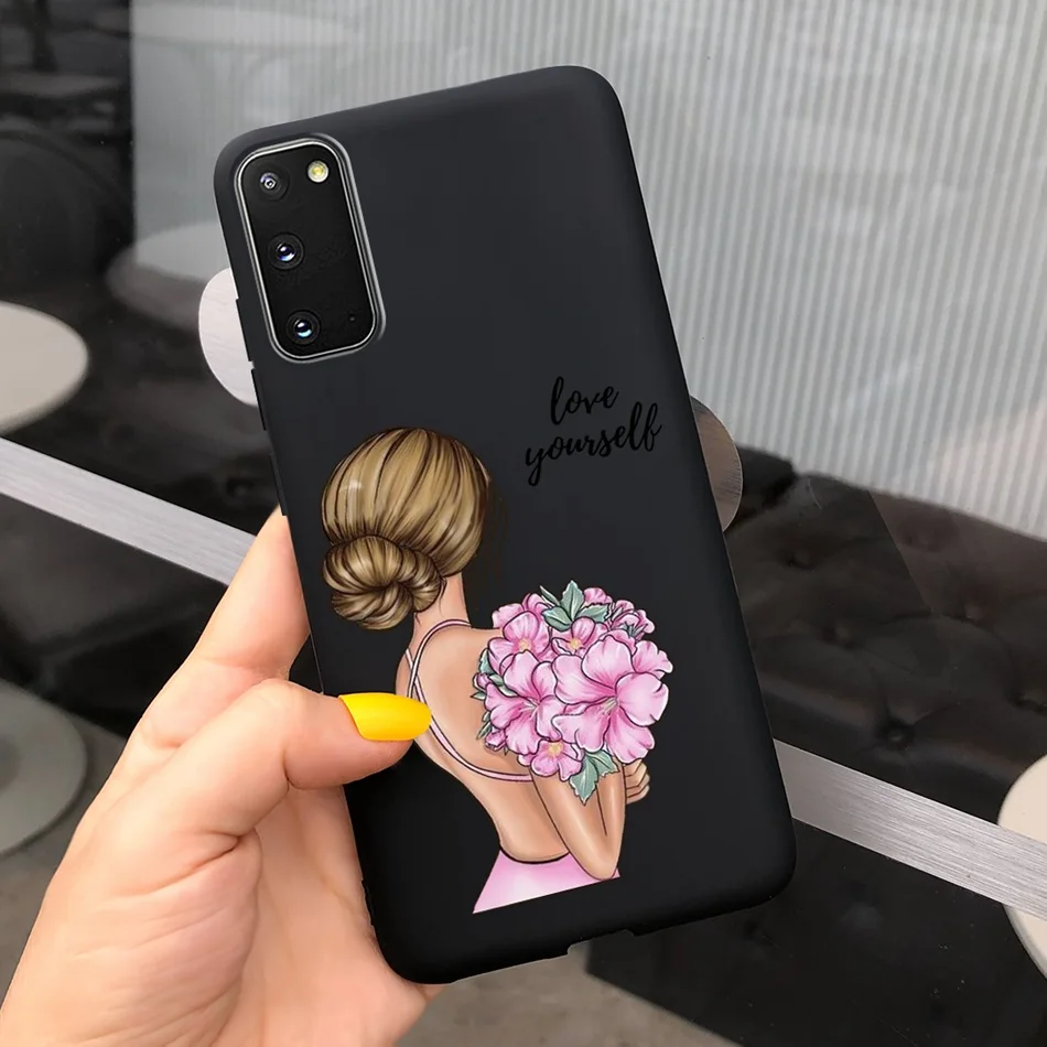 Fashion Girl Flower Candy Color Silicone Phone Case