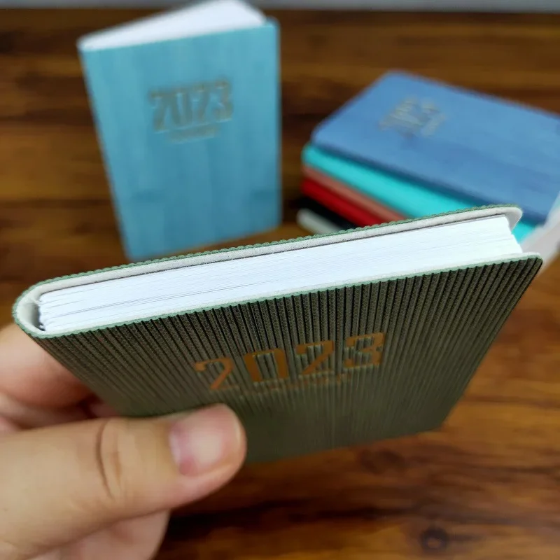 Mini carnet de poche portable A7, bloc-notes de 2024 jours, agenda