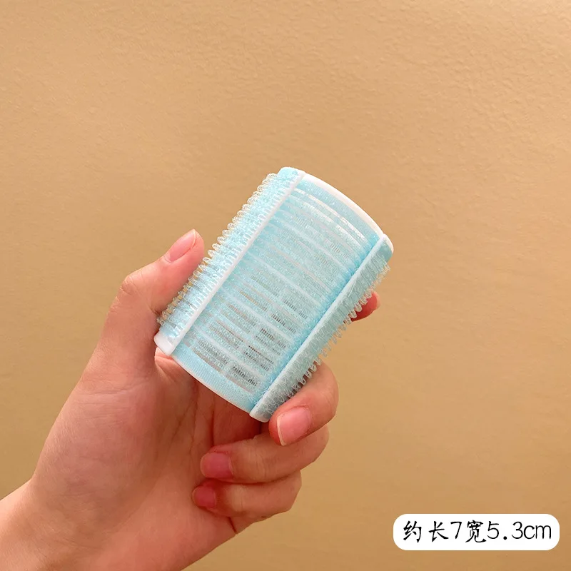 Self-Adhesive Magic Hair Roller - Portable Pink Styling Tool for Easy DIY Hairdressing