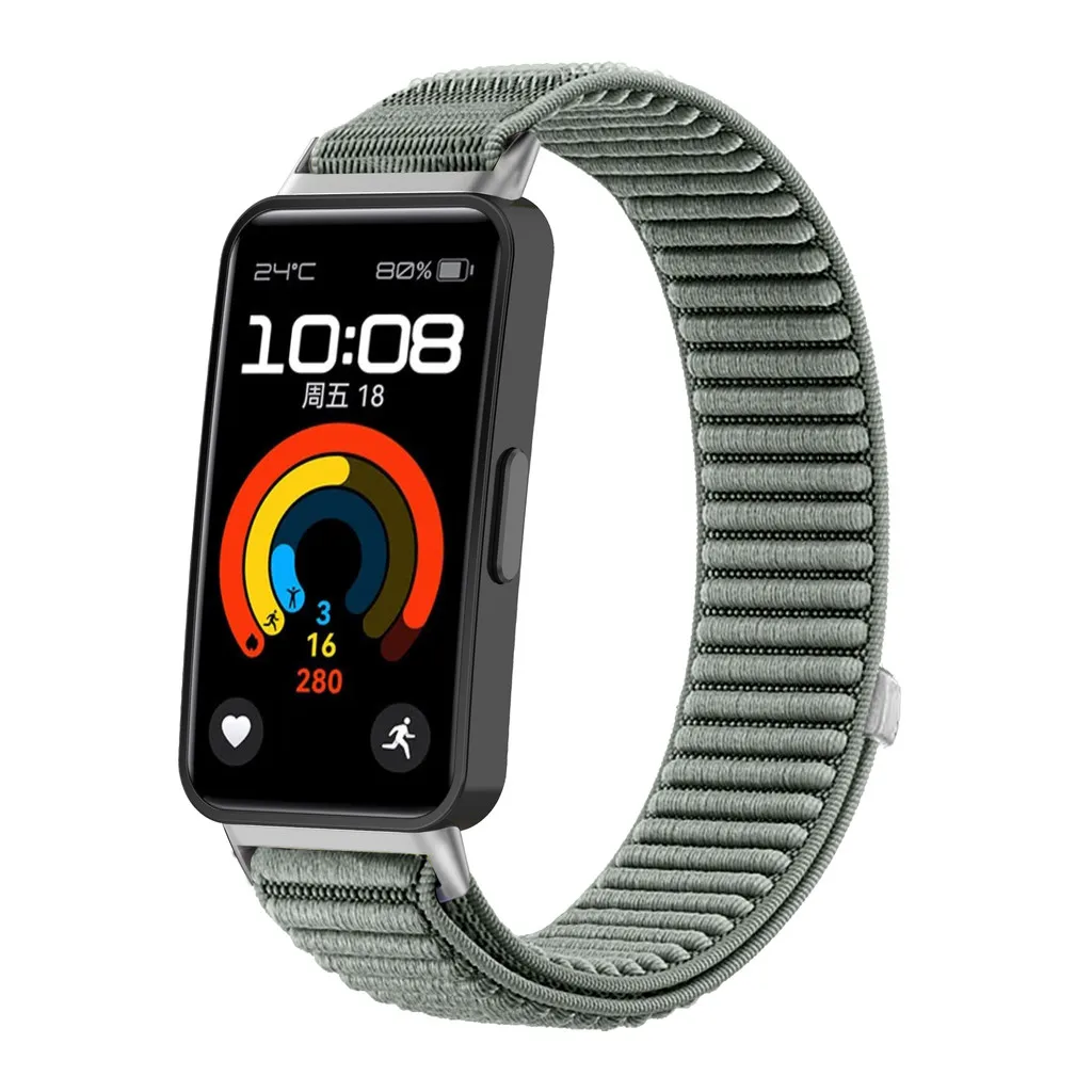 Nylon-Schlaufenband für Huawei Watch 10, 9, 8, elastisches Armband für Huawei Band 8, 9, 10, Smartwatch, Sportarmband, Ersatzzubehör – Detail 7