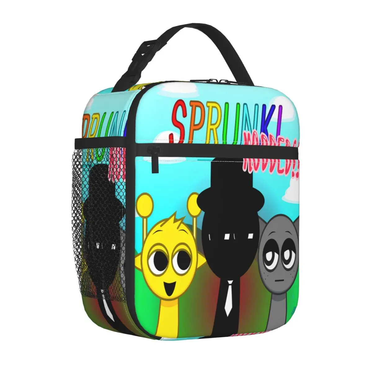 Sprunki Incredibox Sprunki Thermal Insulated Lunch Bags for Work Portable Food Bag Container Cooler Thermal Lunch Boxes