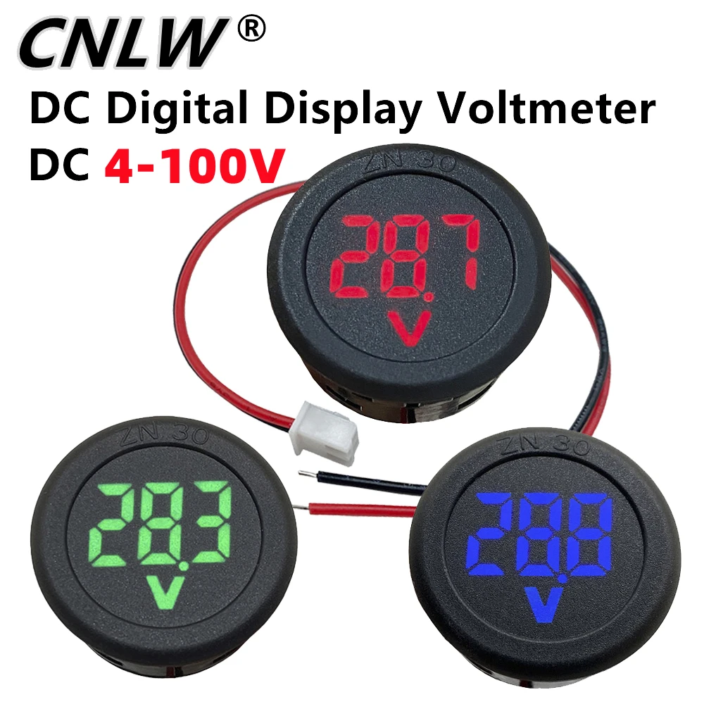 Digital Voltmeter Voltage Tester Monitor Voltmeter Led Voltage Meter