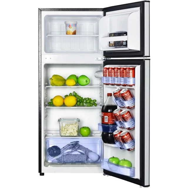 4.5 cu.ft. Stainless Compact Refrigerator with Reversible Door