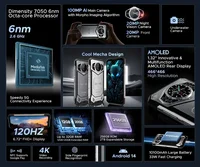 World Premiere DOOGEE S200 5G Rugged Phone 6.72" 120Hz Display 12GB RAM 256GB ROM 100MP AI Main Camera 10100mAh Android 14 NFC 2