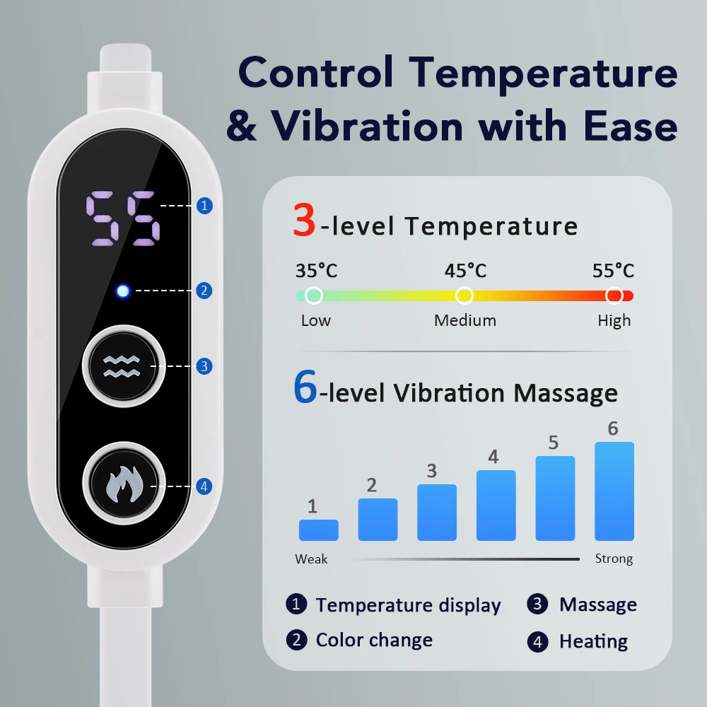 Hot Compress Eye Mask Electric Heated Eye Sleeping Eyeshades for Relieve Eye Strain Dark Circles Smart Timing Sleeping Mask  ﻿