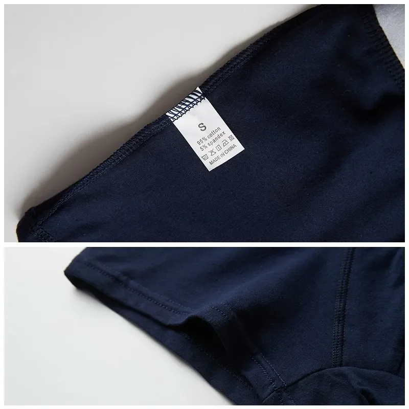 4PCS Cotton Boxers Men Breathable Panties Sexy Men Briefs Comfort Underpants Male Underwear Antibacterial Boxer Seamless Panty