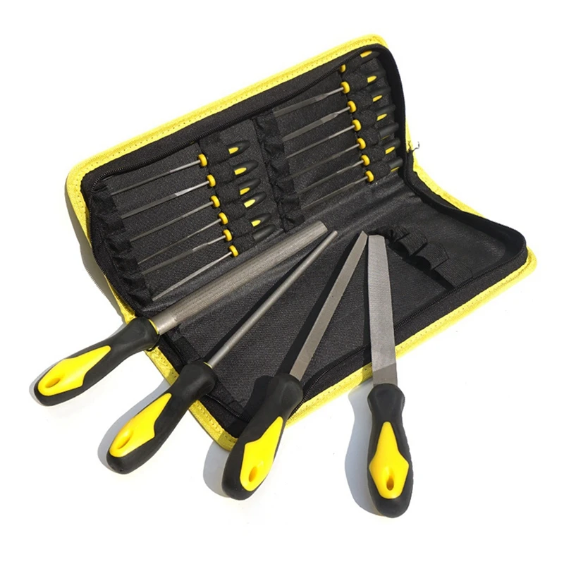 

18 Pieces Of Diamond File Grinding Small File Flat Rubbing Tool Hard Ultrafine Alloy Metal Cutter Set Durable Easy To Use