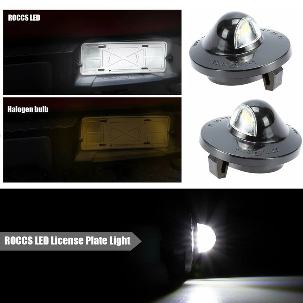 2pcs Led Car License Plate Lights White Auto Accessories For Ford 1990-2014  F150 F250 F350 Ranger Raptor Explorer Expedition - Signal Lamp - AliExpress