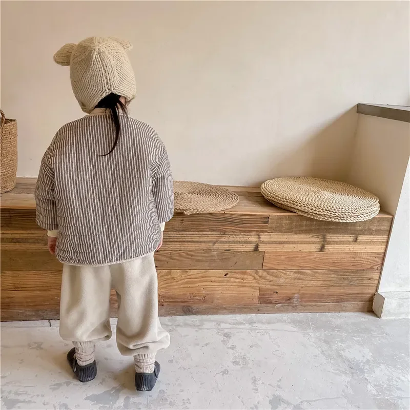 Children Outerwear Coats Autumn Winter Children's Winter Clothing Korean Cotton Padded Coat for Girls Kids Jacket