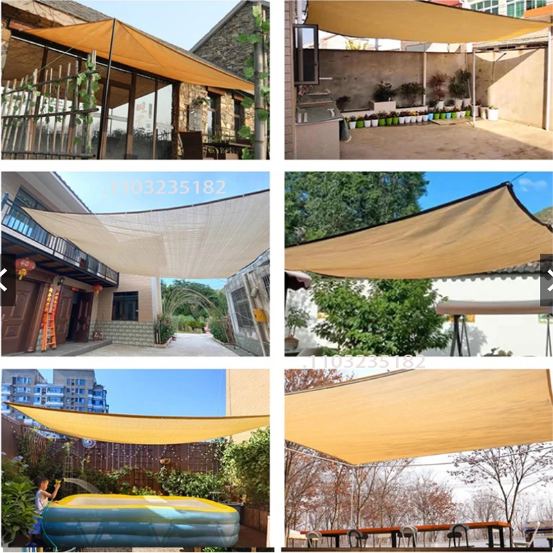 Outdoor garden shading net UV protection outdoor shading swimming pool shading plant shed shading sunshade net shade mesh sun shade sunshade cloth