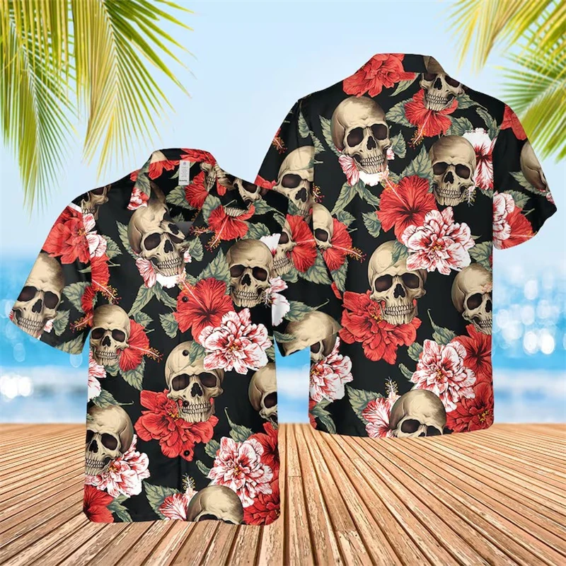 thumbnail image 1 of Camisa hawaiana divertida para hombre, sudadera playera con estampado de gato y música en 3D, camisa de manga corta de diseñador callejero, ropa para hombre de alta calidad, 1 of 5