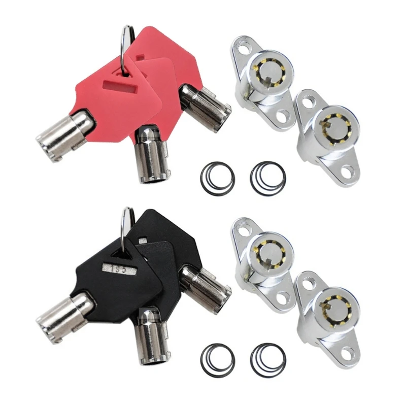 

Hard Saddlebag Locks with 3 Keys Set