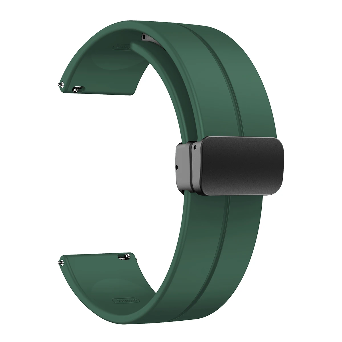 Silicone Magnetic Bracelet Watch Band (18/20/22mm)