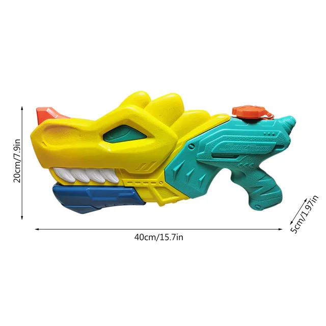 Dinosaur Water Guns For Kids Large Capacity Squirt Water Blaster Guns Toy For Children Long-Range Shooting Water Squirters Toys 6