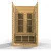 Sauna, Carbon Far Infrared Sauna for 2 Persons, Hemlock Wood (Curbside Delivery), Easy To Assembly, Indoor Saunas Room 2
