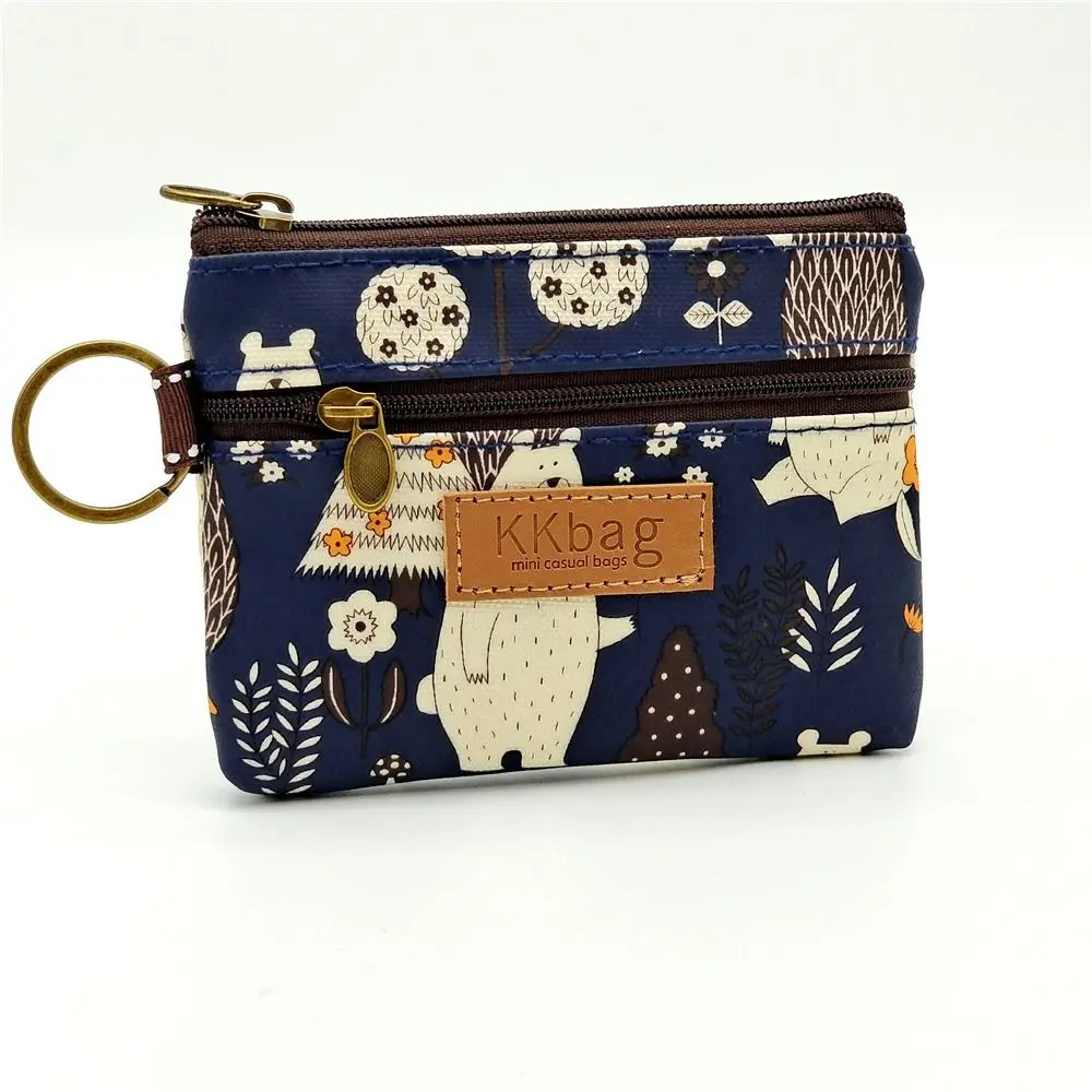 Adorable Cartoon Animal Coin Purse – Lightweight Wallet & Key Card Holder