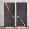 Domestic manufacturers direct sales of lacquer-free solid wood composite interior door 5