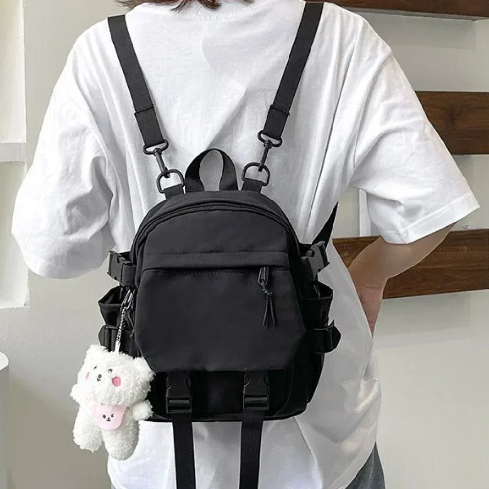 Fashion Kawaii Mini Backpack Women Shoulder Bag for Teenage Girls Multi-Function Small Bagpack Ladies Travle School Backpacks
