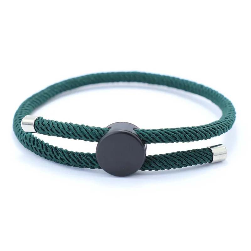 Noter Fashion Men Bracelet Rope Black Spring Clasp Adjustable Braclet Boyfriend Gift Outdoor Survival Braslet Pulsera Hombre - Image 2