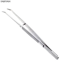 FABIYAN Stainless Steel Nail Art Nippers Tweezers Rhinestones Crystal Sequins Glitter Picking Up Cotton Cleaner Tools Manicure  1