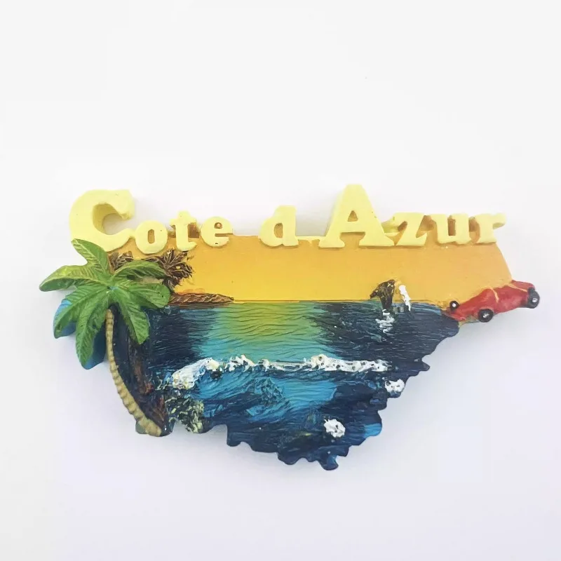 Fridge Magnets France &icirc;le d'Ol&eacute;ron Guadeloupe C&ocirc;te-d'Azur Corse Bretagne Martinique Travelling Souvenirs Stickers Gifts Magnetic Fridge Magnets Magnetic Sticker Magnetic Fridge Stickers Refrigerator Decor