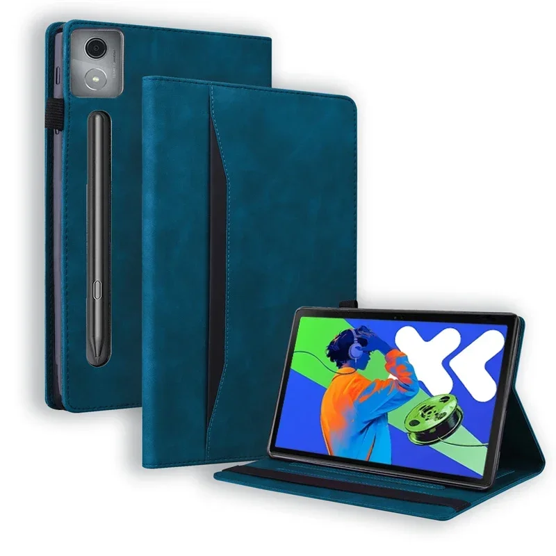Luxury Flip PU Leather Wallet Tablet Case - 12.7 Inch Cover