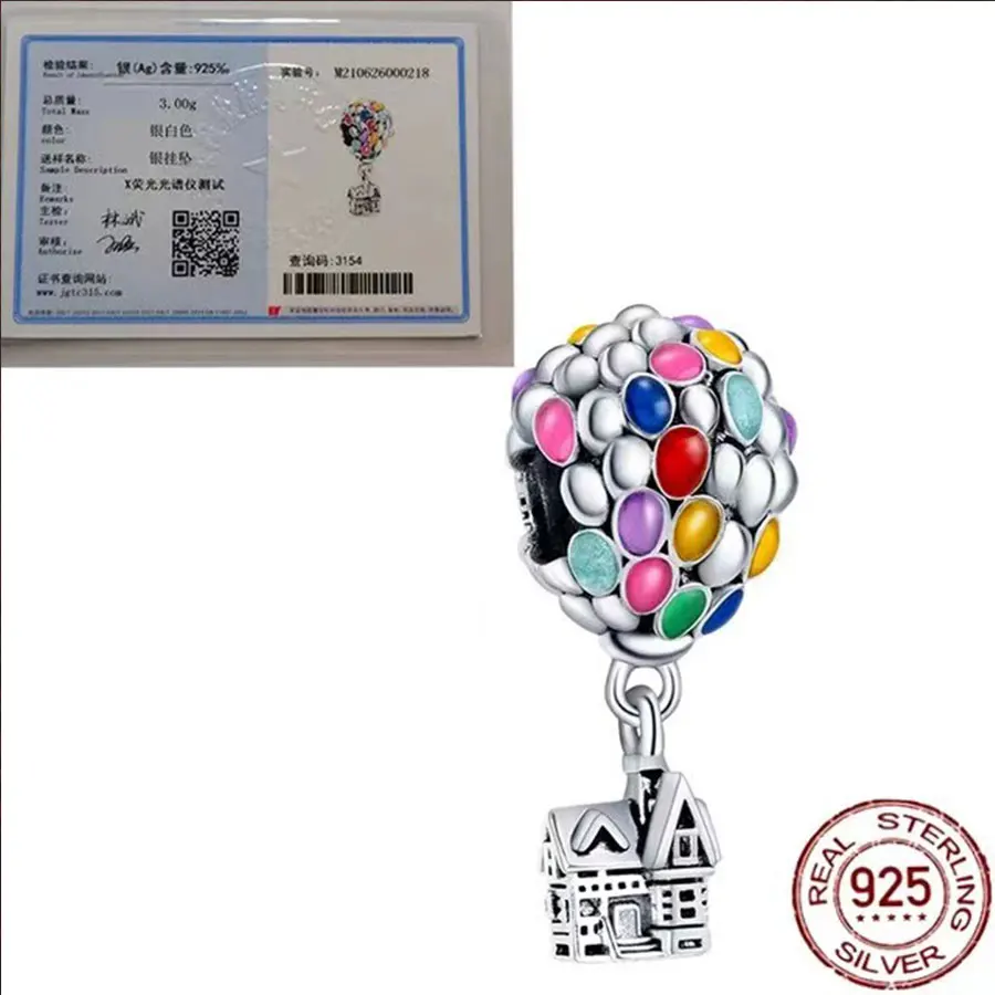 2024 Disney 925 Sterling Silver Spider Super Man Charm Bead Fit Original Pandora DIY Marvel Bracelet Women's Pendant Jewelry Gif 3