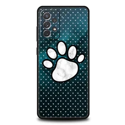 Cute Dog Paw Print Soft Shell Phone Case - Samsung A31 (A5)
