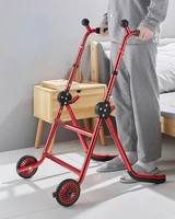 Automatic Reset Walkers for Elderly Toilet Rail Holder Disabled Patient Auxiliary Starting Device Elderly Walker with Wheel 2