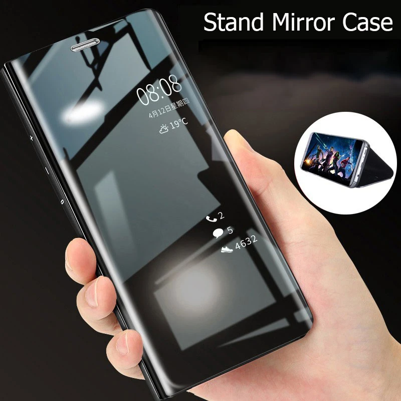 cell phone belt pouch Smart Mirror Flip Phone Case For Xiaomi Mi 11 10 Ultra 9 Lite 8 SE 10T Play Leather Stand Cover For Redmi Note 9 10 9T 8 7 ProSmart Mirror Flip Phone Case For Xiaomi Mi 11 10 Ultra 9 Lite 8 SE 10T Play Leather Stand Cover For Redmi Note 9 10 9T 8 7 Pro mobile flip cover