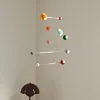 MOMO Russian Dynamic Balance Pendant Dopamine Colourful Ball Hanging Silent Wind Chime Children's Room Wooden Hanging Gift 3