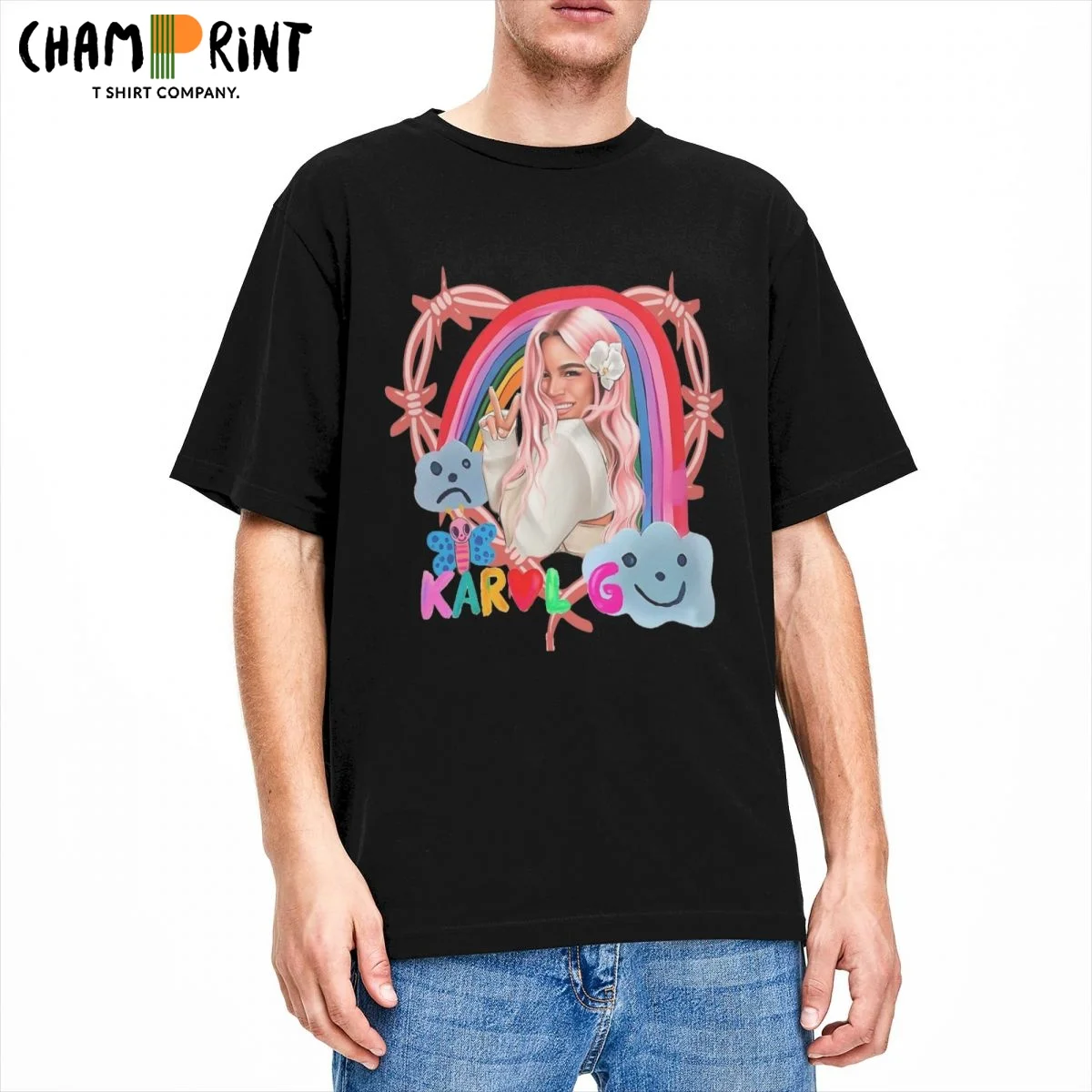 

Men T-Shirts Manana Sera Bonito Karol G 2023 Funny Cotton Tees Short Sleeve T Shirt O Neck Clothing Classic