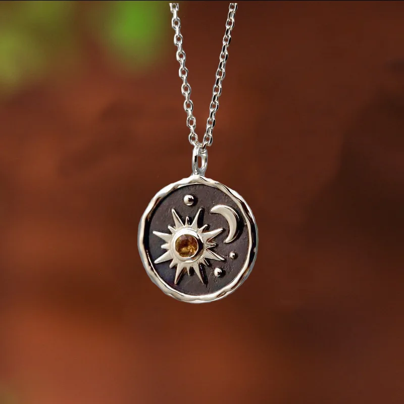 Caiyao Colorful Daisy Flower Pendant Necklace - Adjustable Choker Chain, Zinc Alloy Gold/Silver, Gift For Women & Girls
