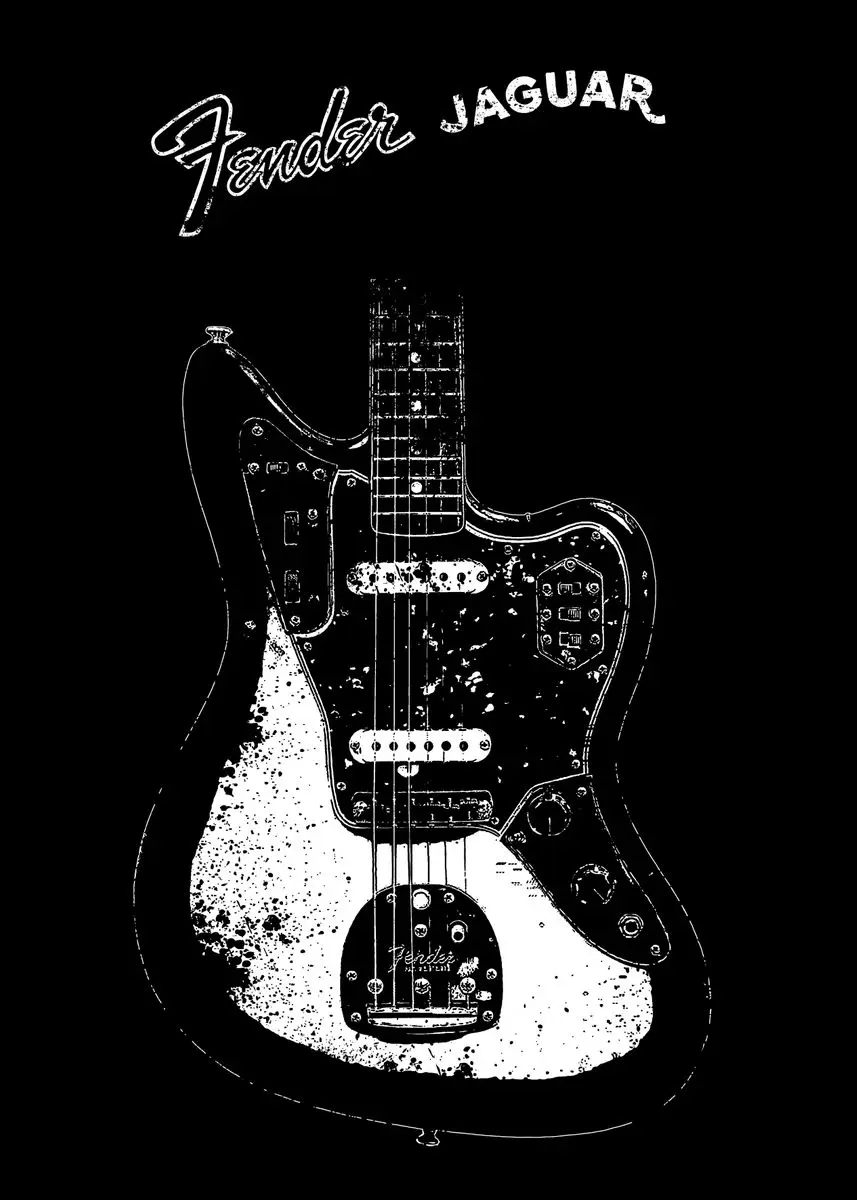 Cartaz de desenho de guitarra com linha de visão explodida, arte abstrata,  impressão em tela, arte mural, pintura para decoração - AliExpress, image size:857x1200
