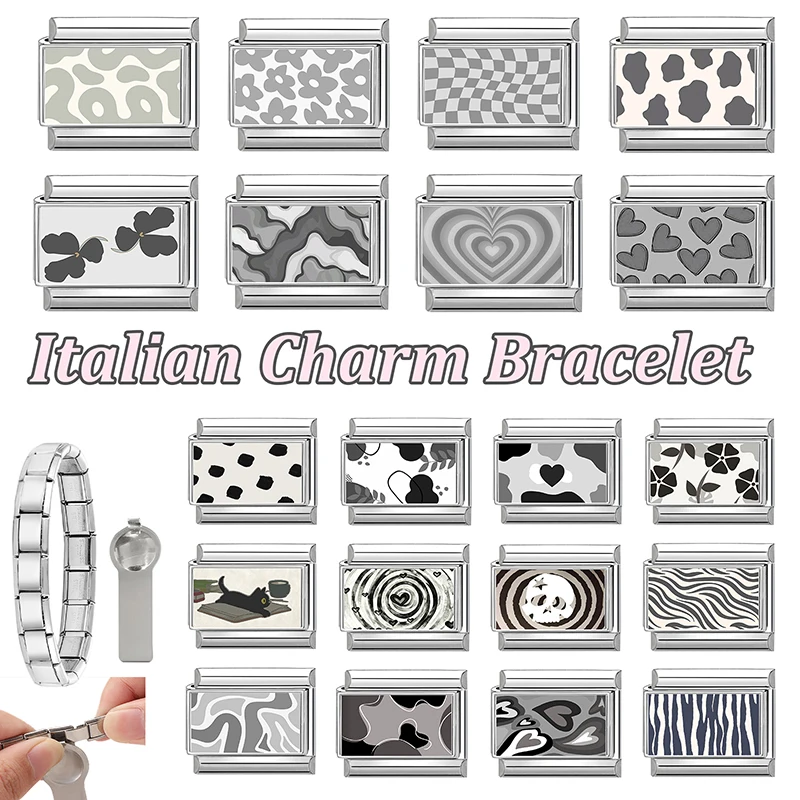 Stainless Steel Charm Bracelet for DIY Making and Gift