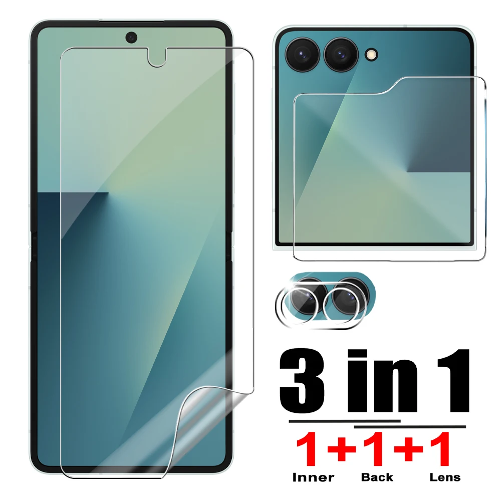 Premium Full Coverage Tempered Glass Screen and Camera Protector Set