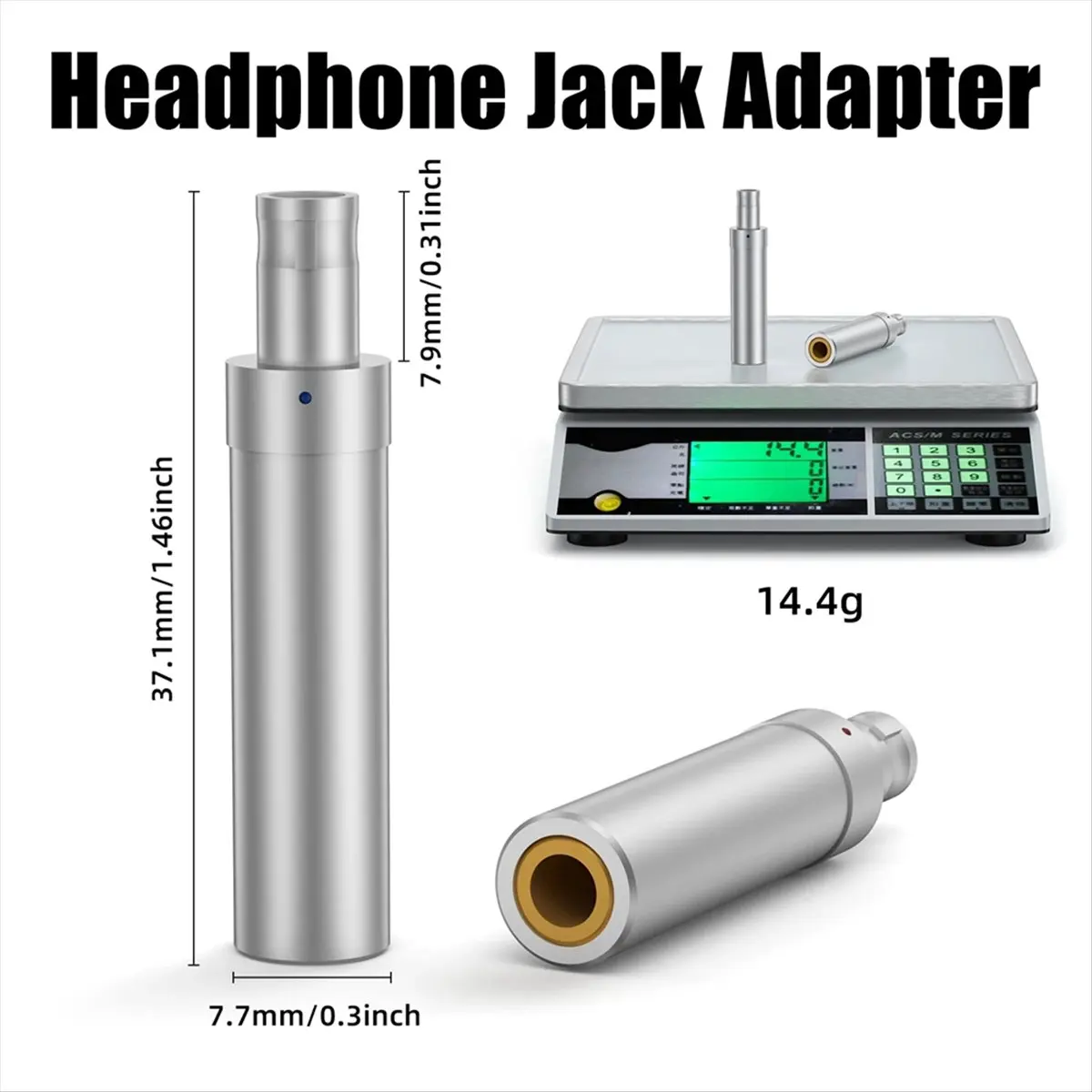 (ABDH) 헤드폰 변환기 SENNHEISER HD800 HD800S HD820 Dharma/D1000 오디오 어댑터용 듀얼 3.5mm 여성용 잭 이어버드 어댑터