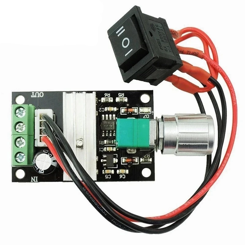 Dc 6V 12V 24V 28V 3A Pwm Dc Motor Speed Controller Velocità Regolabile Dc Motor Driver Interruttore Di Retromarcia In Avanti Cs Ccs