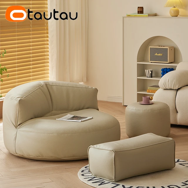 Pouf d'intérieur avec remplissage de perles EPS, pouf, fauteuil