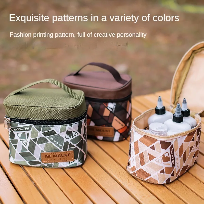 Spice Container ISE MOUNT Camping Kitchen Seasoning Jar Portable Spice Container Cookware Set Supplies Liquid Powder Bbq Picnic Seasoning Can