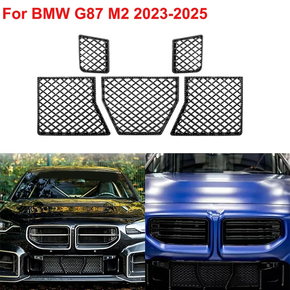For BMW G87 M2 Front Bumper Grille Guard 2023-2025 Car Radiator Mesh ...